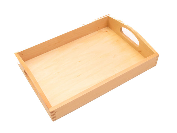 Medium Tray with Handle – Pink Montessori