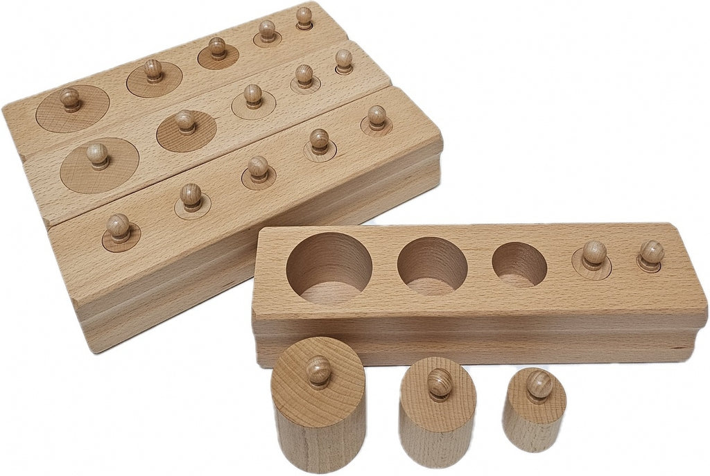 Premium Knobbed Cylinder Blocks (Medium Size)