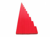 PinkMontesori Long Red Rods - Pink Montessori Montessori Material for sale @ pinkmontessori.com - 1